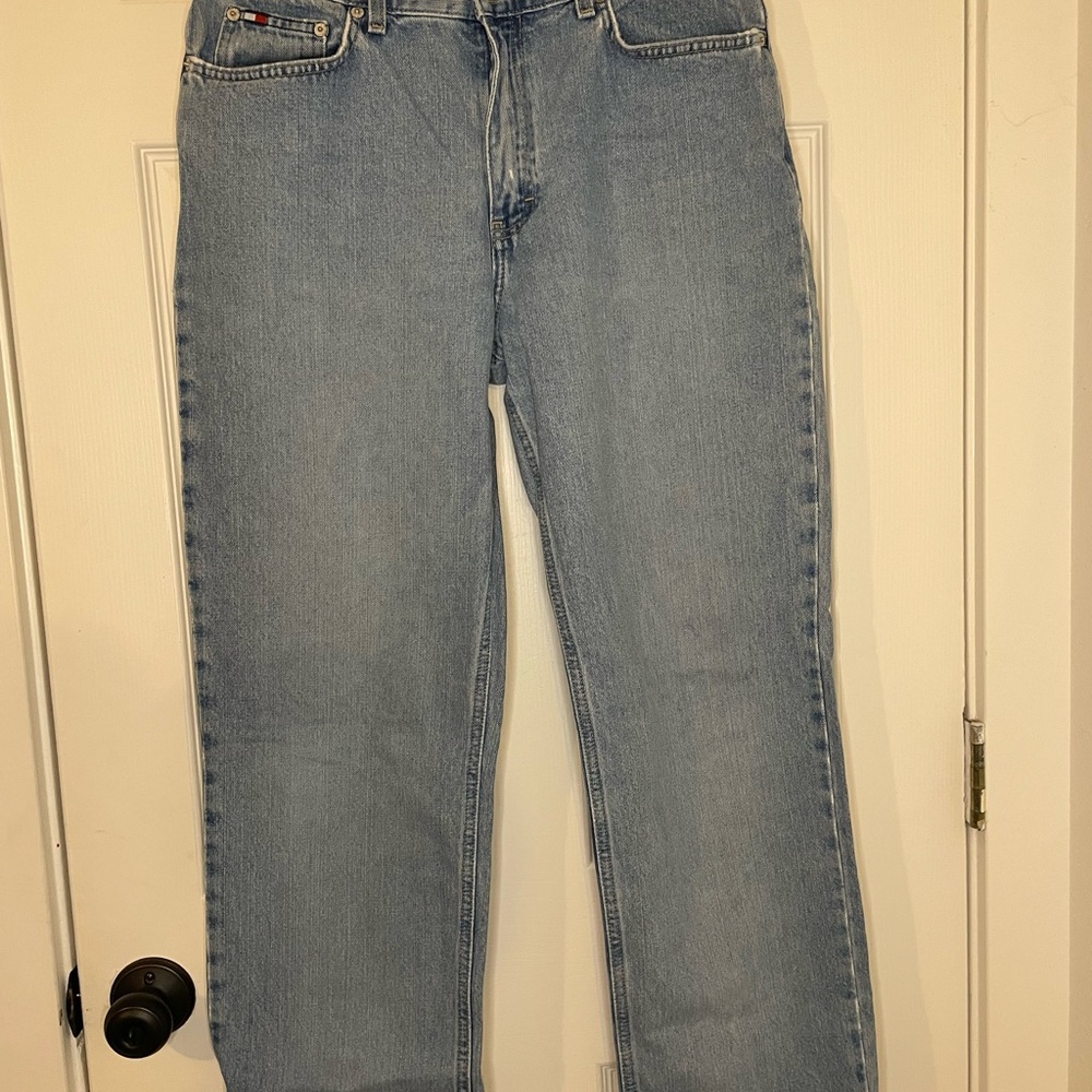 Vintage Classic Tommy Hilfiger boyfriend size 12 29” inseam Blue Jeans